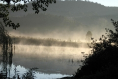 Mist on Cliffe Dam