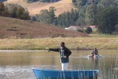 Tom - fishing Cliffe Dam